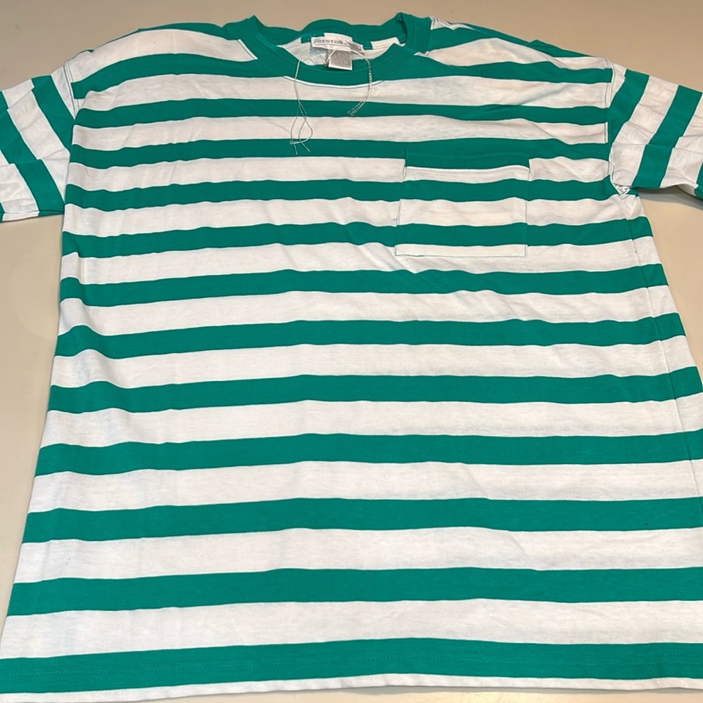 Vintage Preston York striped T-shirt large